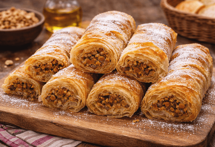 Sofya’da hazırlanan geleneksel Bulgar tatlısı tikvenik